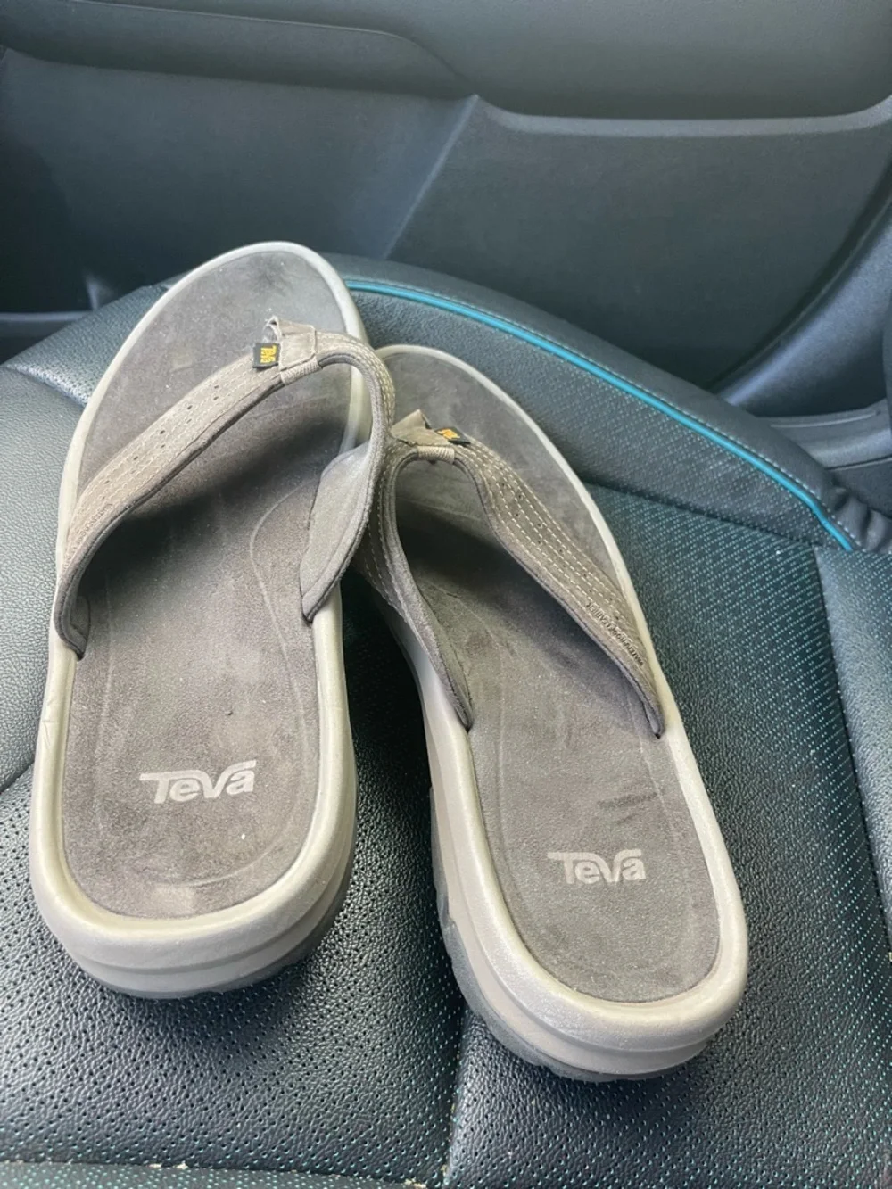 Teva Langdon Flip Sandals in the Walnut colorway
